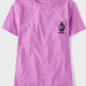 Old Navy Girls Cupcake World Tour  Relaxed Fit Size 5/6 Purple NWT